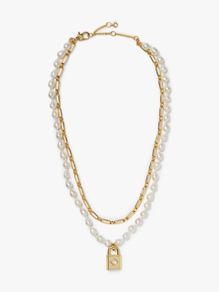 Kate Spade,Pearl Statement Necklace,