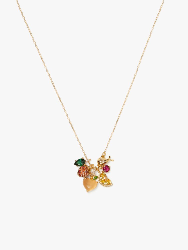 Kate Spade,Fruit Salad Cluster Pendant,necklaces,Multi