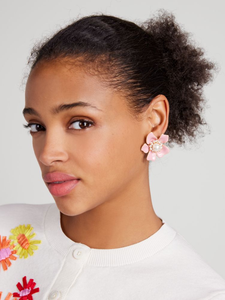 Flora Statement Studs, , Product