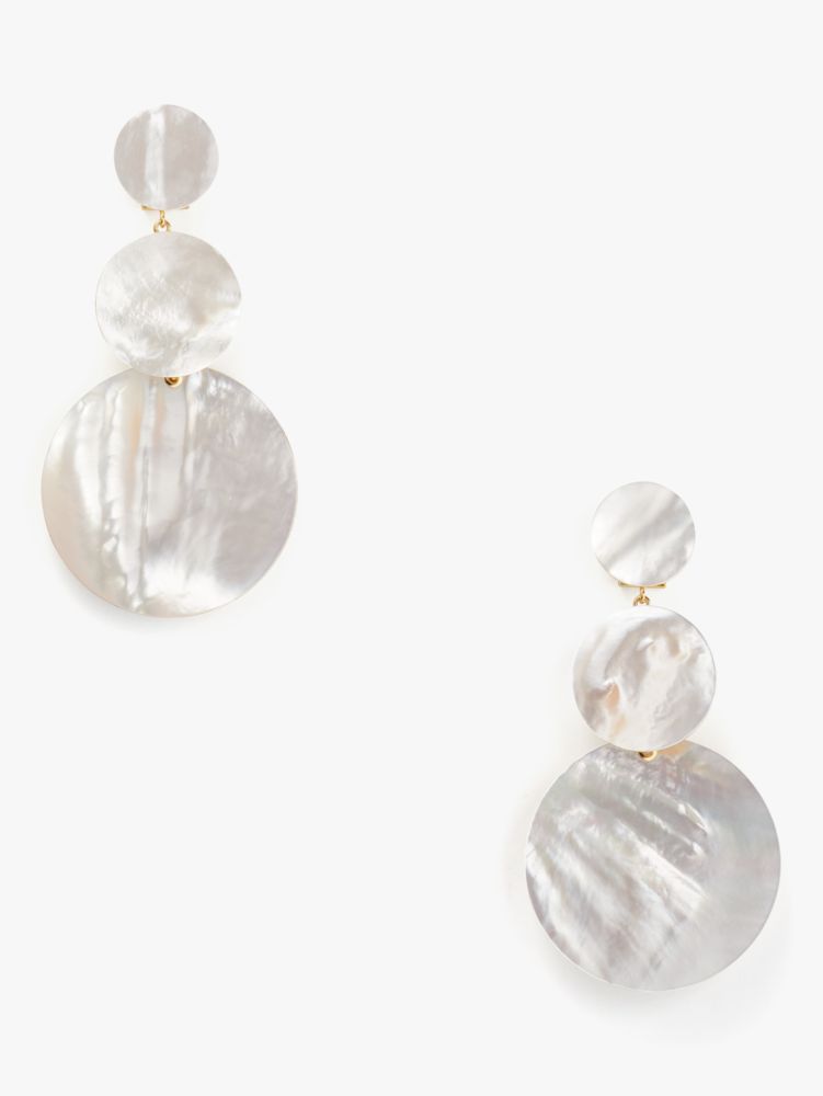 Liana Stacked Disc Earrings | Kate Spade New York