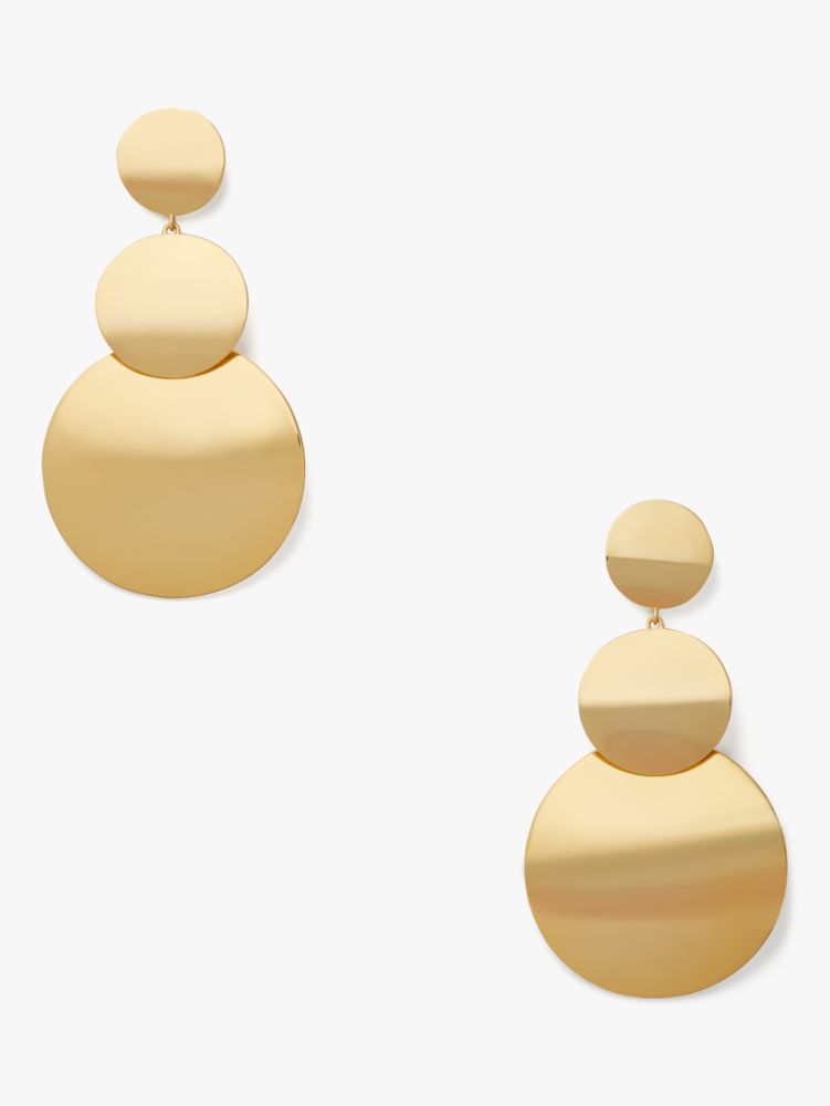 Liana Stacked Disc Earrings, , Product