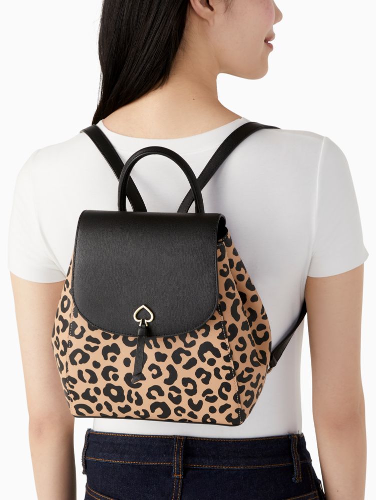 Kate spade best sale backpack leopard