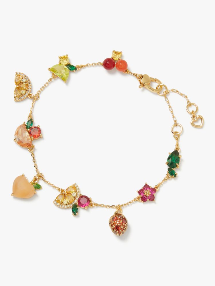 Kate Spade,Fruit Salad Charm Bracelet,bracelets,Multi