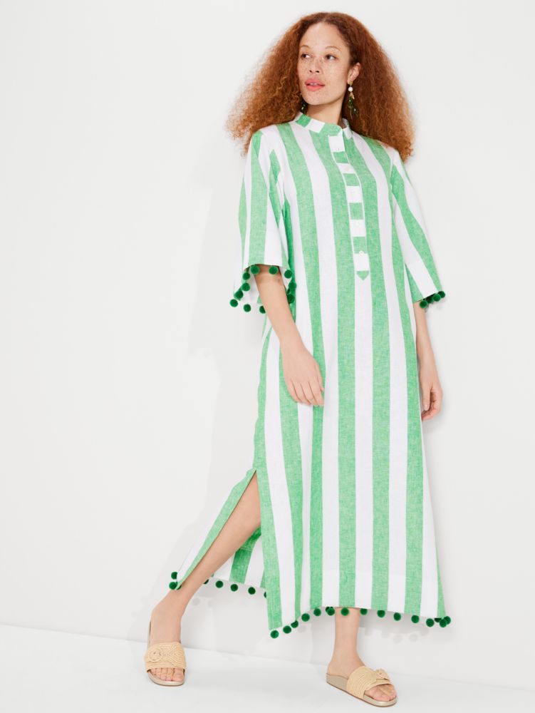 Awning Stripe Pom Pom Tunic | Kate Spade New York | Kate Spade New York