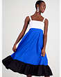 Kate Spade,Colorblock Al Fresco Midi Dress,Day,Blueberry