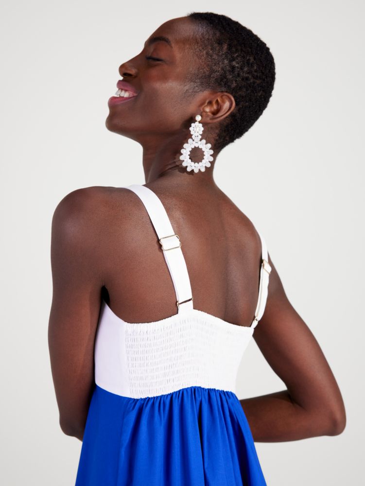 Kate Spade,Colorblock Al Fresco Midi Dress,