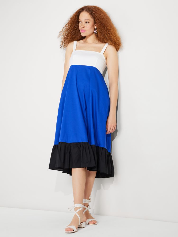 Kate Spade,Colorblock Al Fresco Midi Dress,