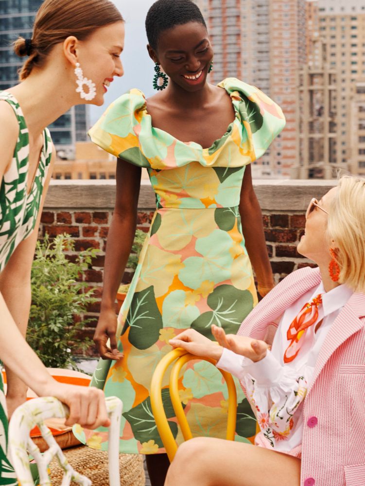 Cucumber Floral Swing Dress by kate spade new york for $50