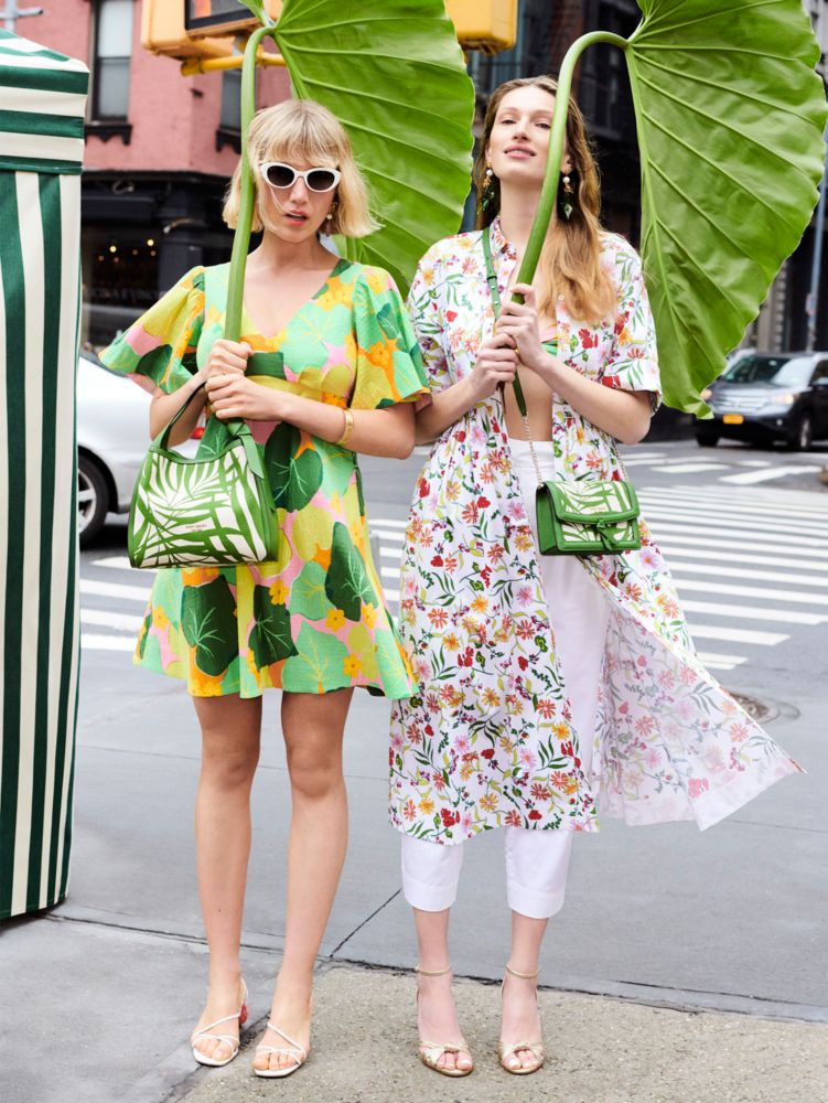 Kate spade green floral dress sale