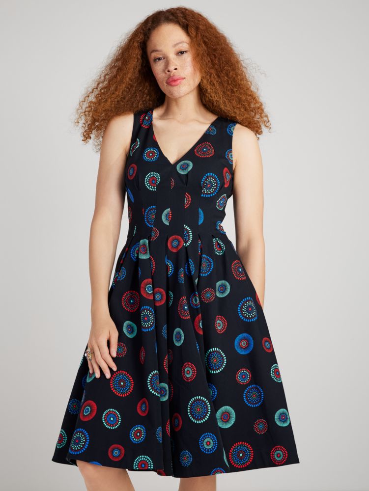 Kate Spade,Firework Floral Amelia Dress,