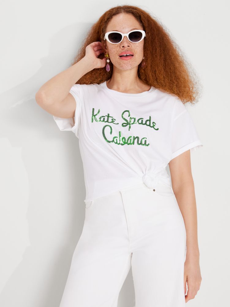 Kate Spade,Logo Cabana Tee,