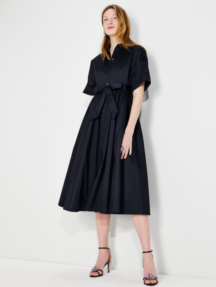 Kate spade grand discount flora poplin midi dress