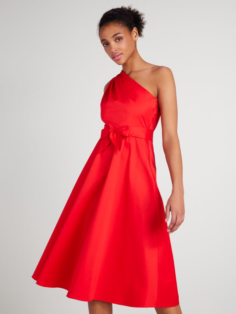 Kate spade satin midi hot sale dress