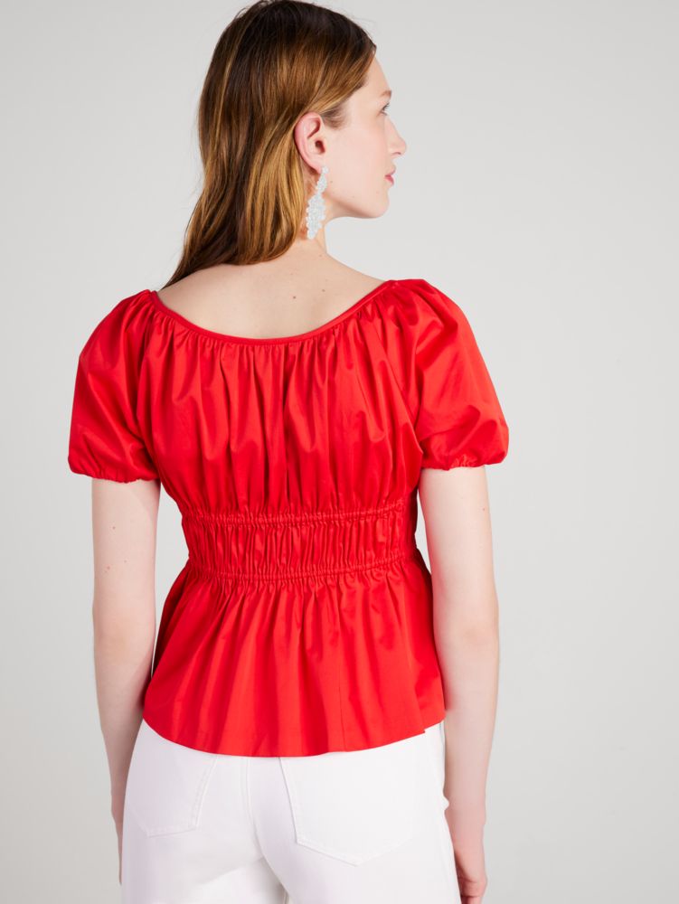 Kate Spade,Poplin Riviera Top,