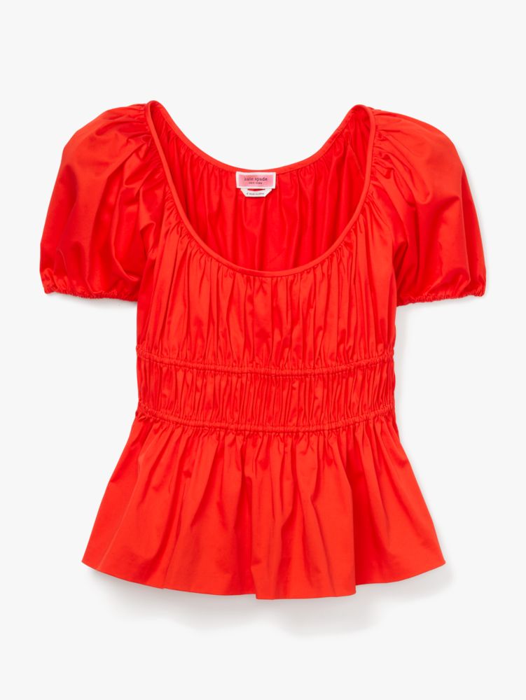 Kate Spade,Poplin Riviera Top,