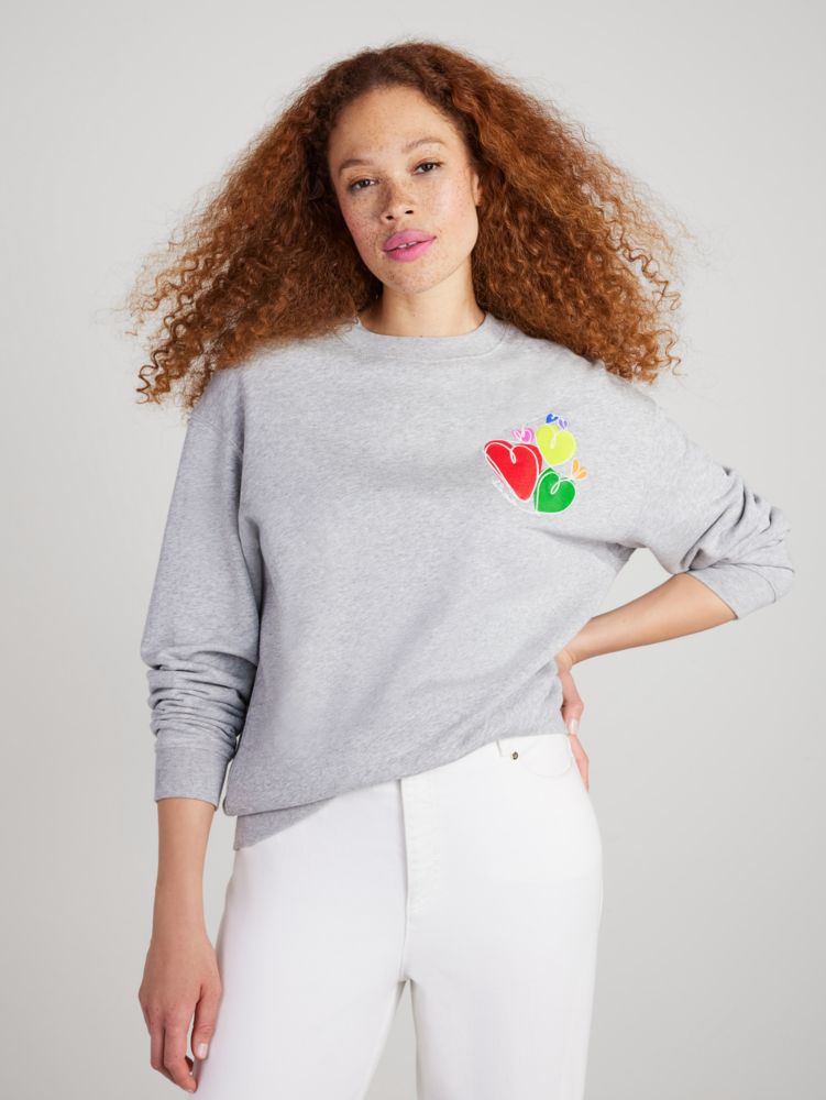 Rainbow Hearts Sweatshirt, , Product