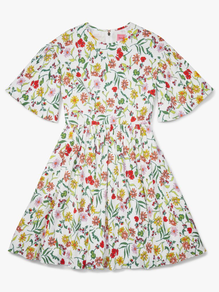 ケイトスペード ワンピース floral garden lawndress XS - ロング ...