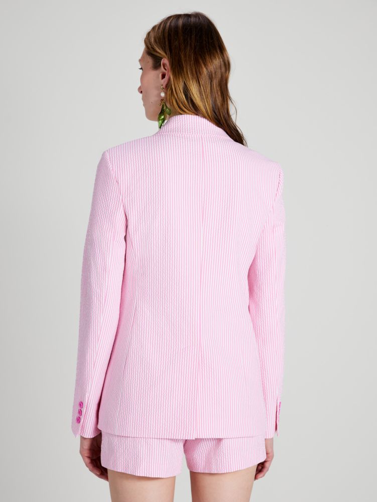 Kate Spade,Seersucker Stripe Blazer,
