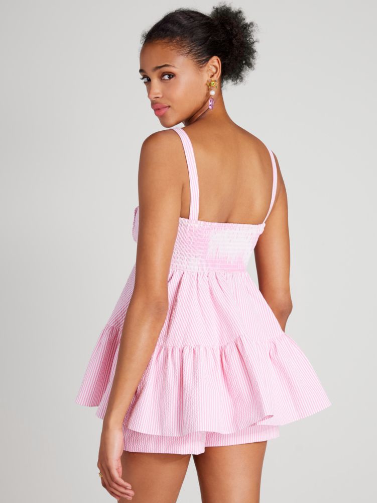 Kate Spade,Seersucker Stripe Bow Top,