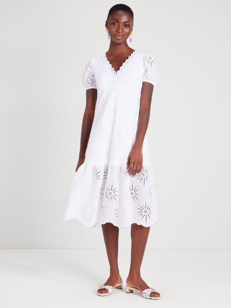 Kate spade 2025 white eyelet dress