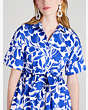 ジグ ザグ フローラル モントーク ドレス, Blueberry, Product