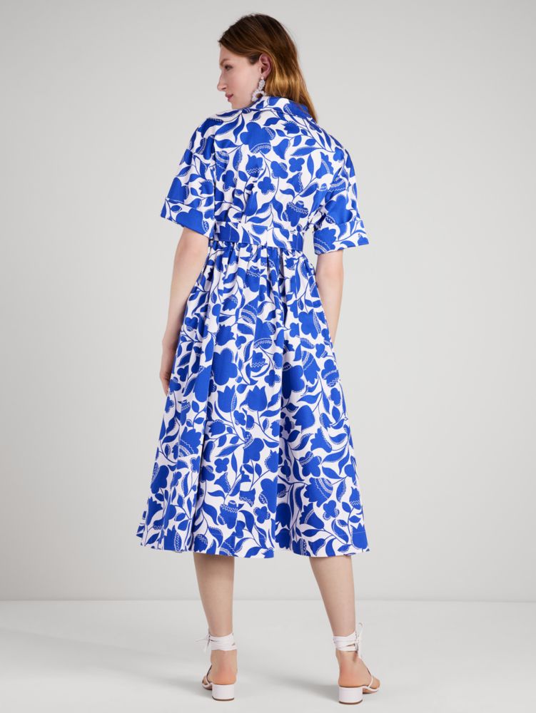 Kate Spade,zig zag floral montauk dress,