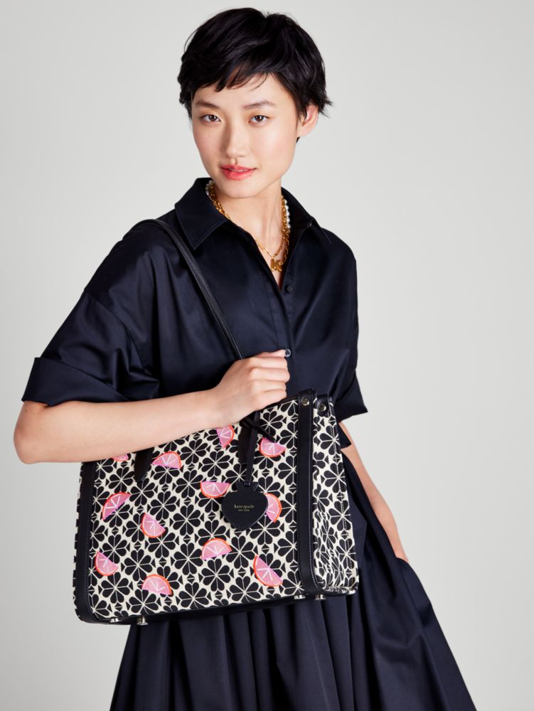 Spade Flower Jacquard Grapefruits Market Medium Tote | Kate Spade