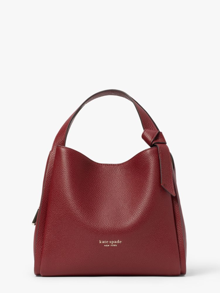 kate spade, Bags, Kate Spade Knott Medium Satchel In Autumnal Red