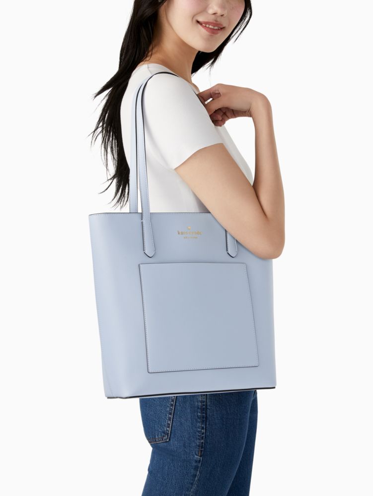 Kate Spade,daily tote,Pale Hydrangea