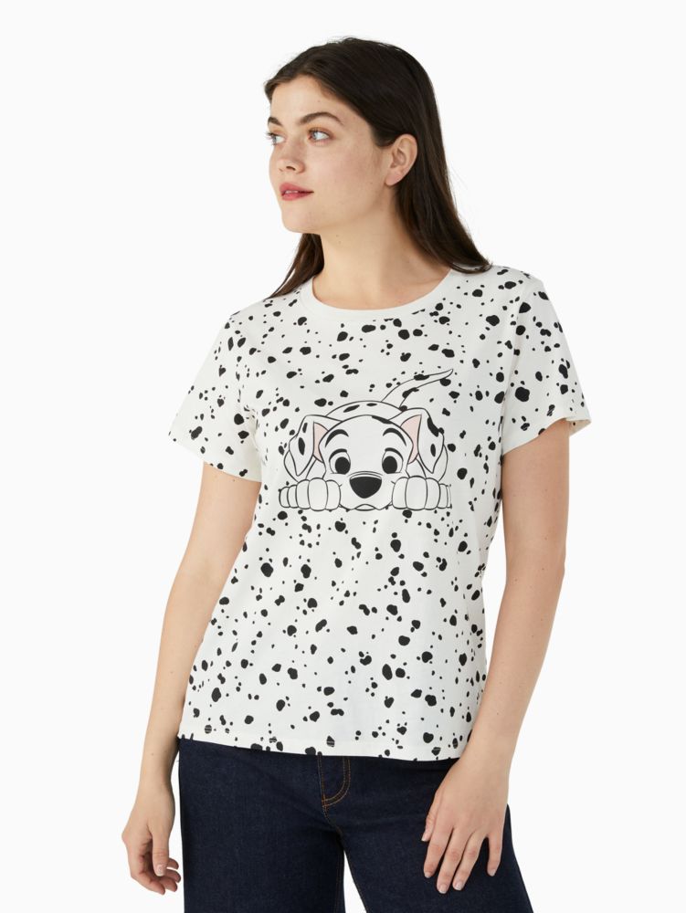 Kate Spade,ディズニー X ケイト・スペード ニューヨーク 101 ダルメシアン Tシャツ,ウェア,クリーム