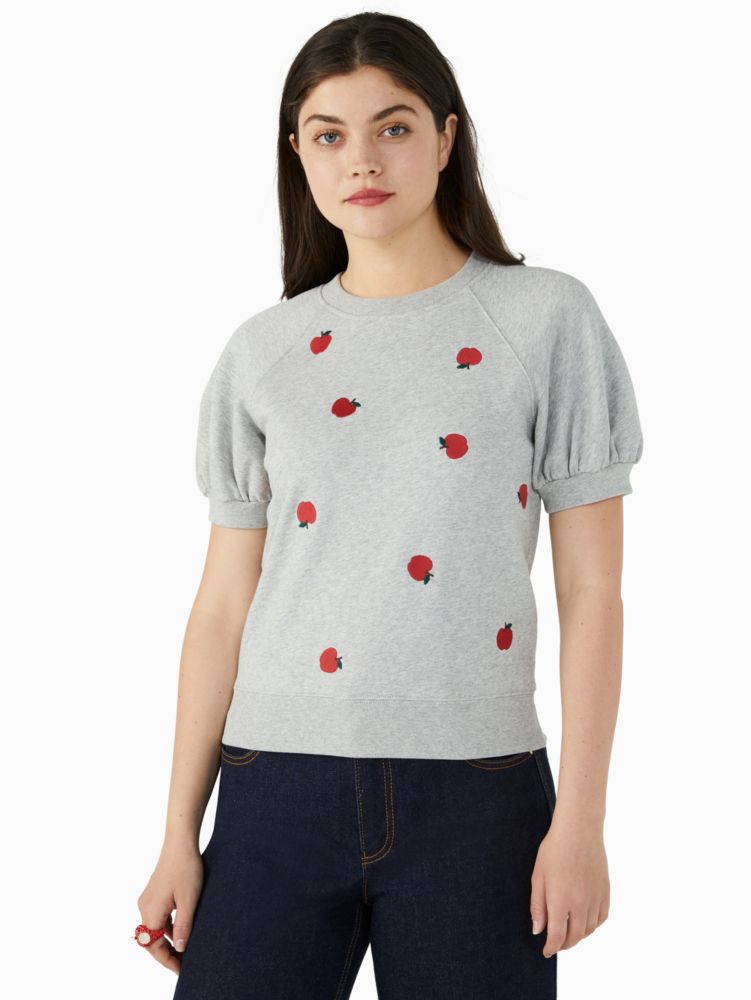 Kate Spade,apple-embroidered pullover,60%,