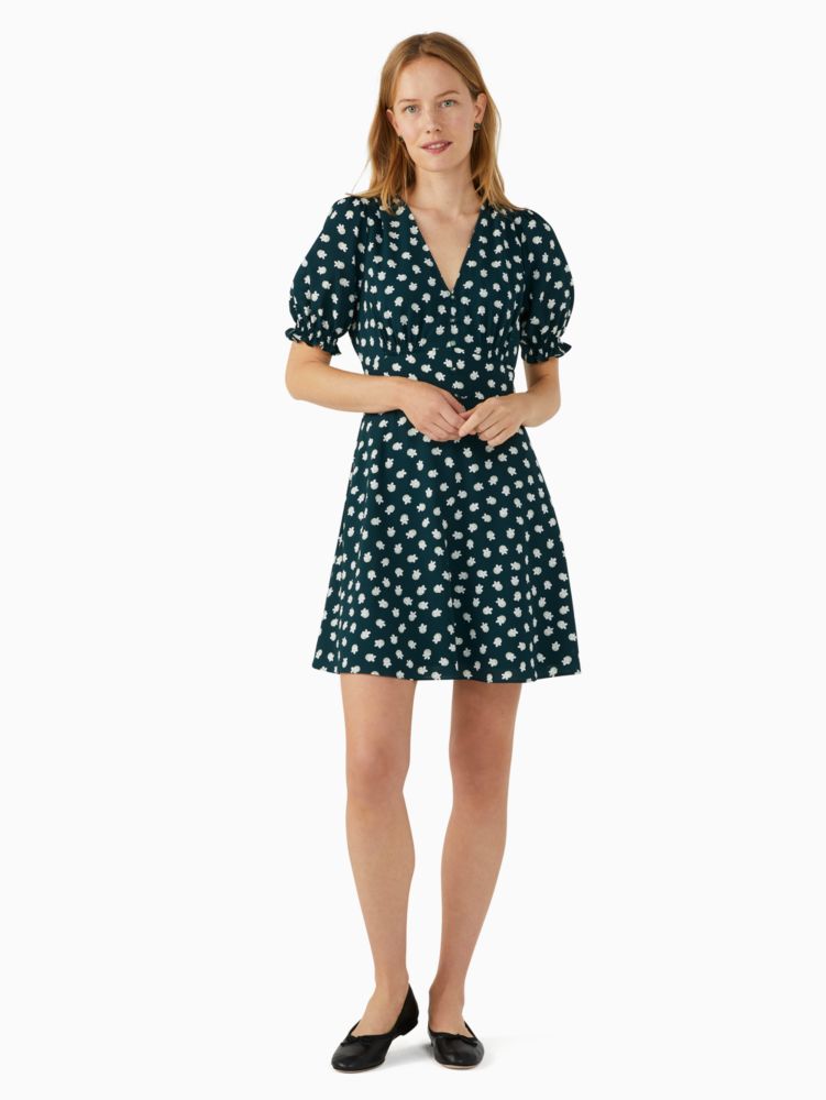 Polka dot hotsell dress with flowers