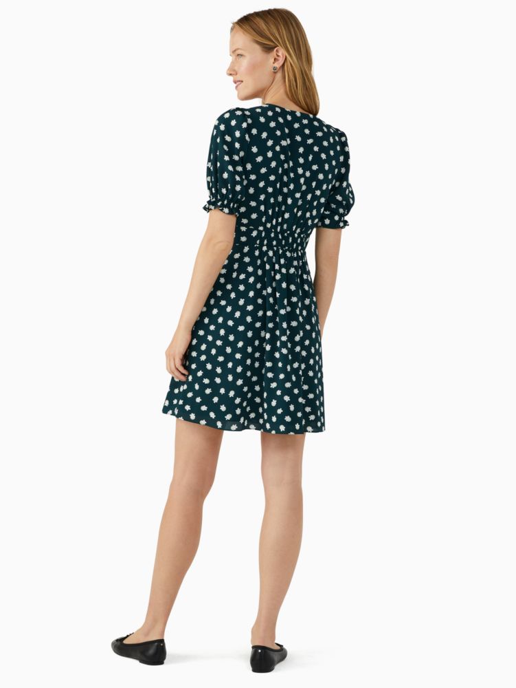 Kate spade floral outlet park clip dot dress