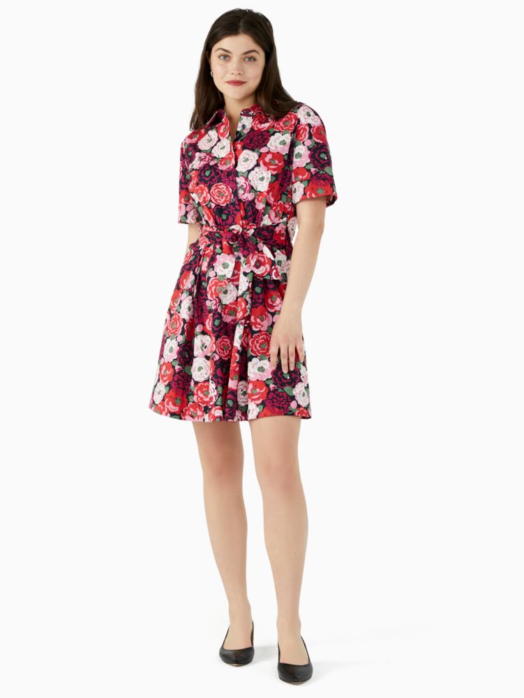 Rosette Blooms Tie Waist Shirtdress | Kate Spade Surprise