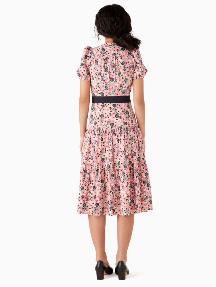 Kate Spade,rosette blooms wrap dress,60%,