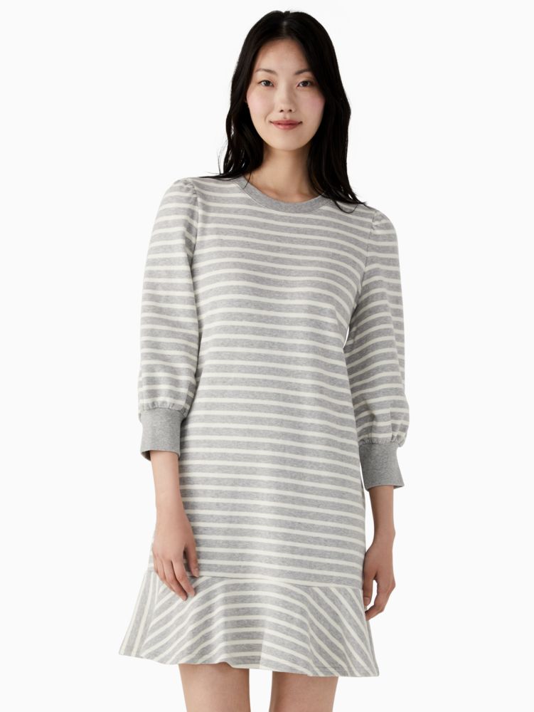 Striped sweatshirt clearance dress