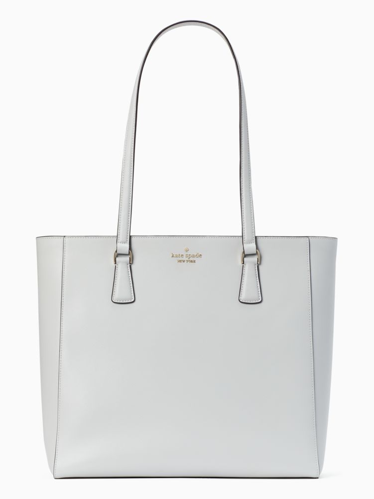 Kate Spade- Perry Leather Laptop Tote (Pale Amethyst) – Amreki