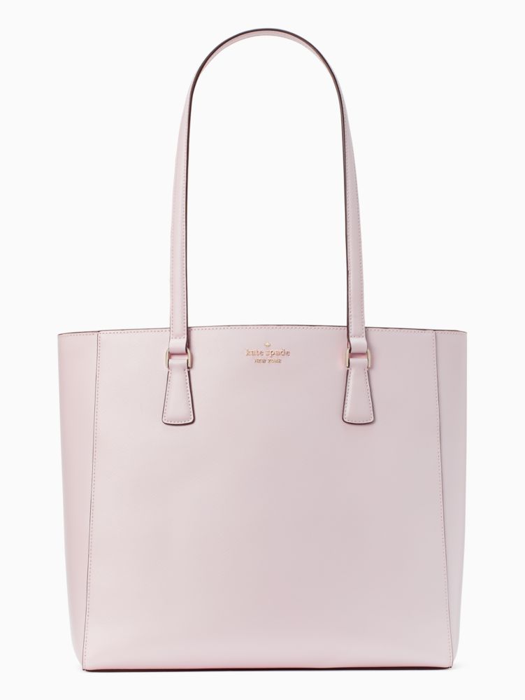 Kate Spade,perry leather laptop tote,Pale Amethyst