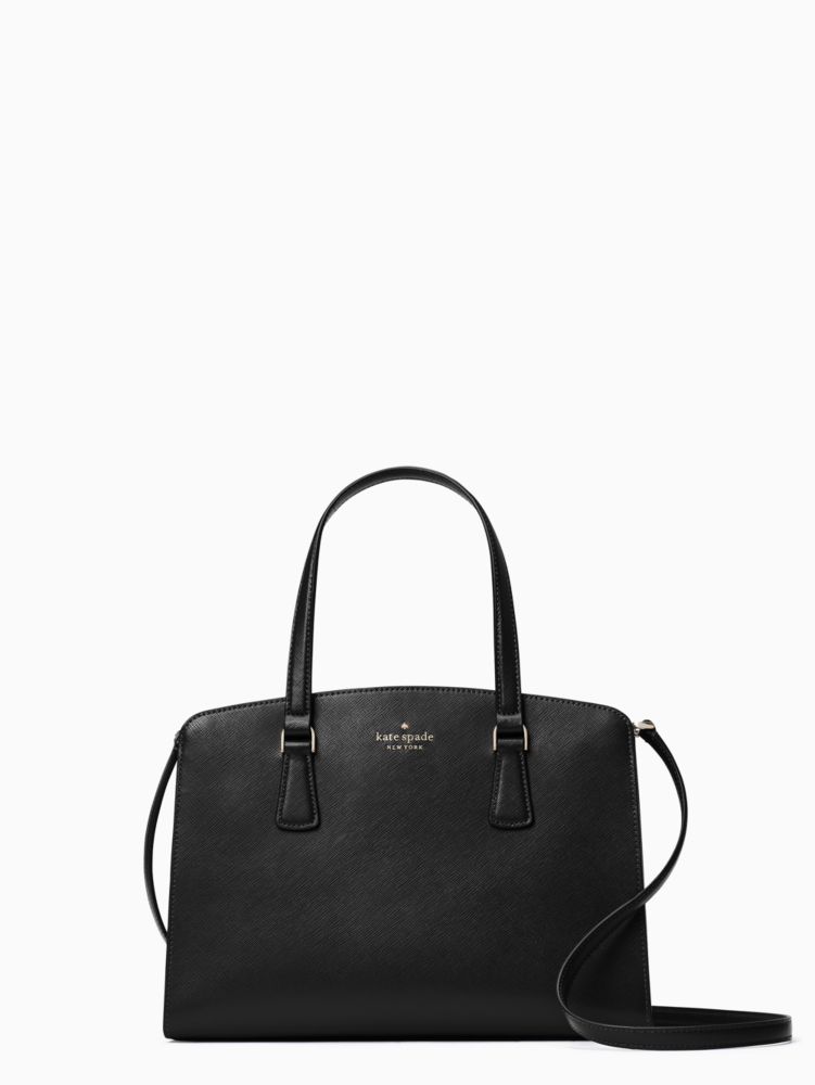 Kate Spade,perry medium satchel,Black