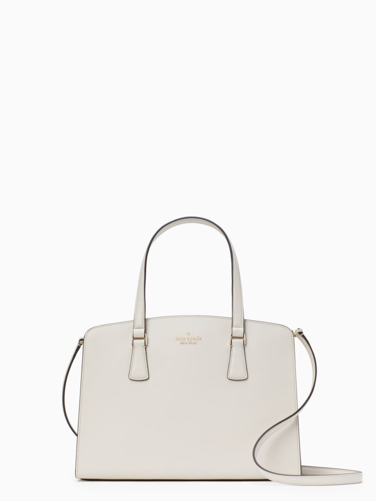 Kate Spade,perry medium satchel,Parchment