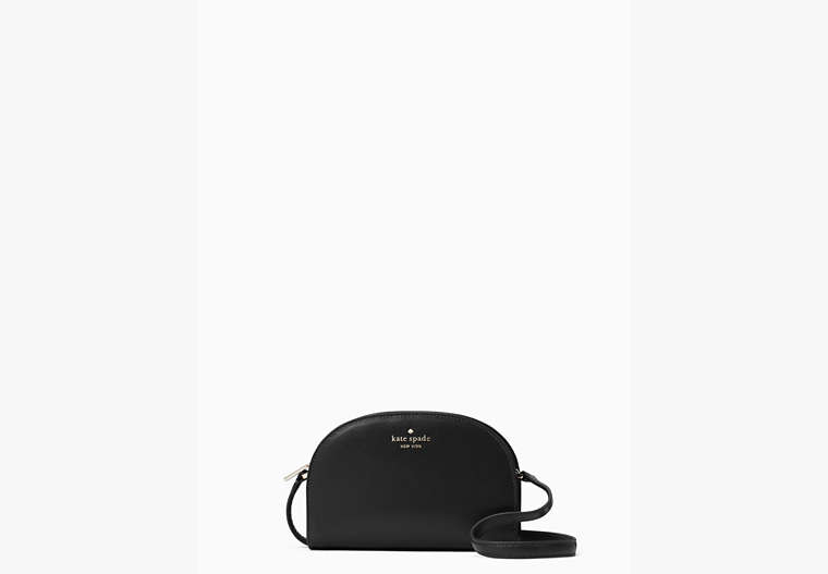 Kate Spade,perry leather dome crossbody,Black image number 0