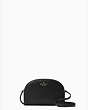 Kate Spade,perry leather dome crossbody,Black