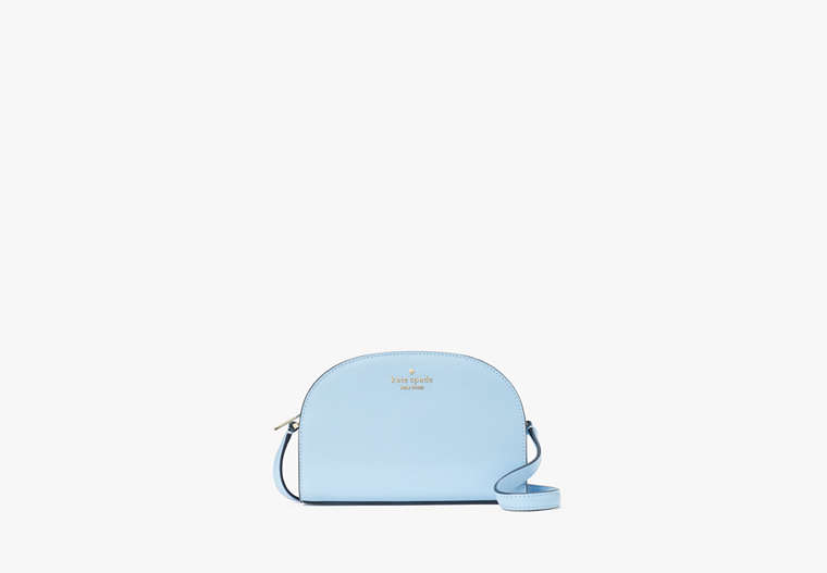 Kate Spade,perry leather dome crossbody,Celeste Blue image number 0