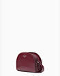 Kate Spade,perry leather dome crossbody,Deep Berry