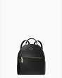 Kate Spade,perry leather small backpack,Black