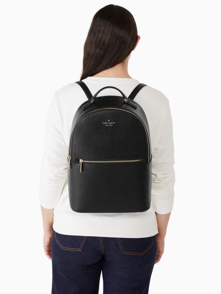 Leather backpack Kate Spade Grey in Leather - 25099952