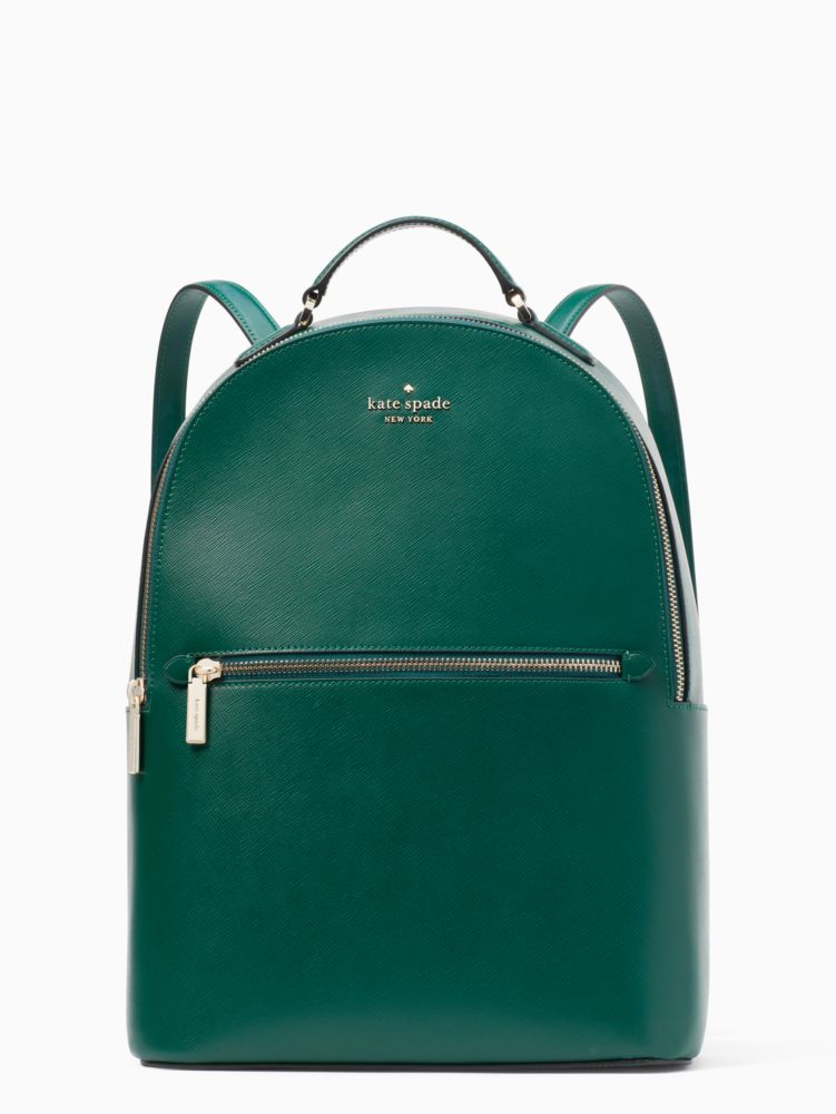 Kate Spade,perry large backpack,Deep Jade