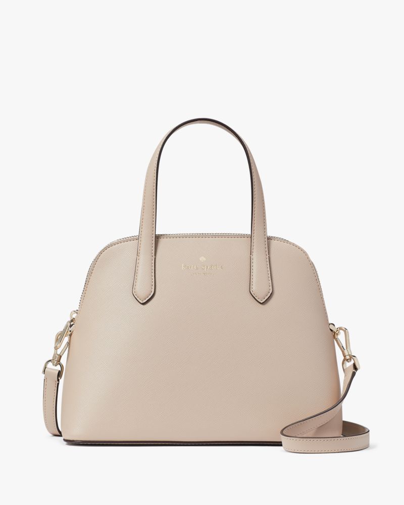 Kate Spade,schuyler medium dome satchel,60%,Warm Beige