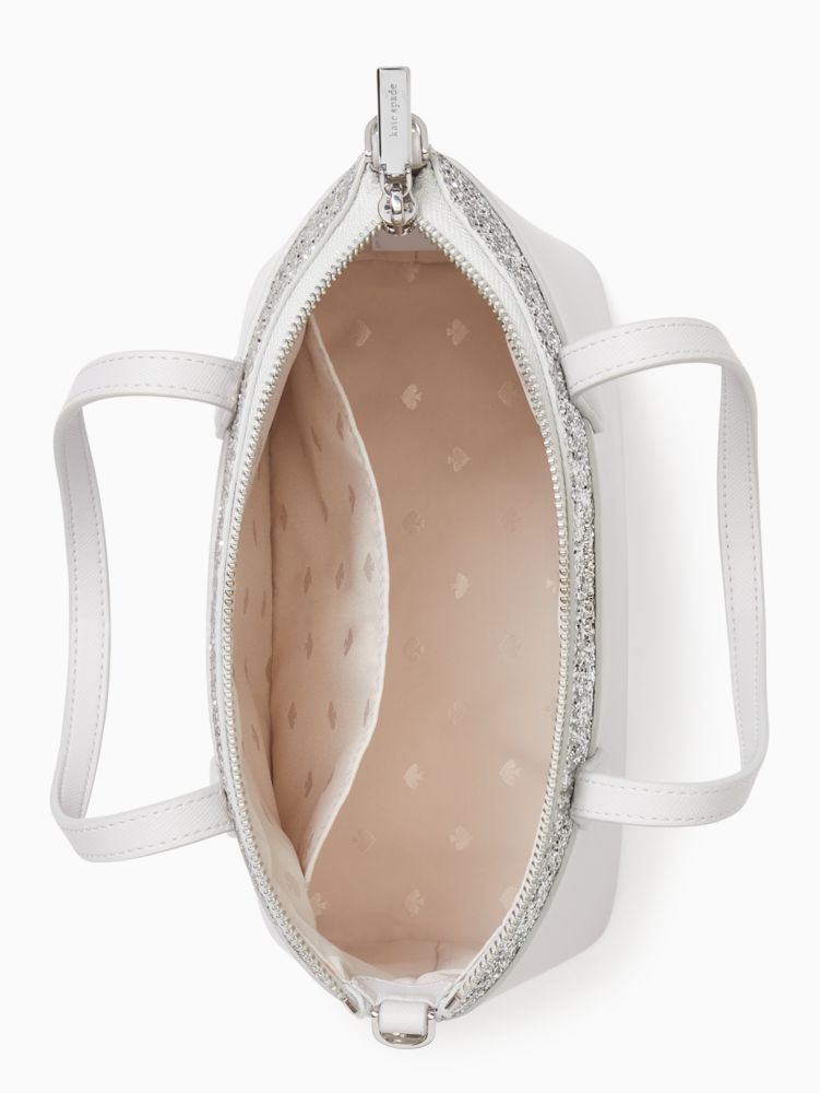 Kate Spade,flash glitter satchel,75%,Grey