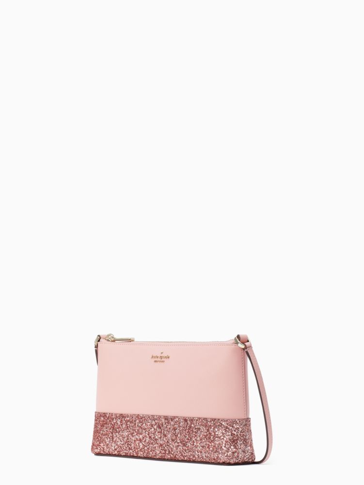 Kate Spade,フラッシュ グリッター ファブリック ミックス マテリアル クロスボディ,バッグ,